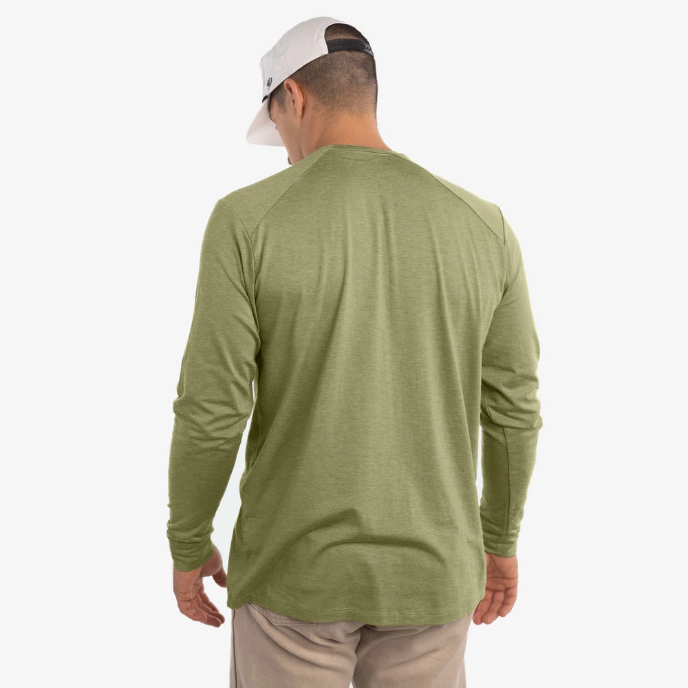 Buy โค๏ธ Duck Camp Original Bamboo Crew - Heathered Military Green ๐ - Image 4
