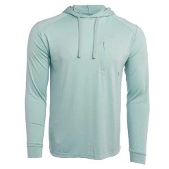 Flash Sale 🔔 Duck Camp Lightweight Bamboo Hoodie - Heathered Surf 👏