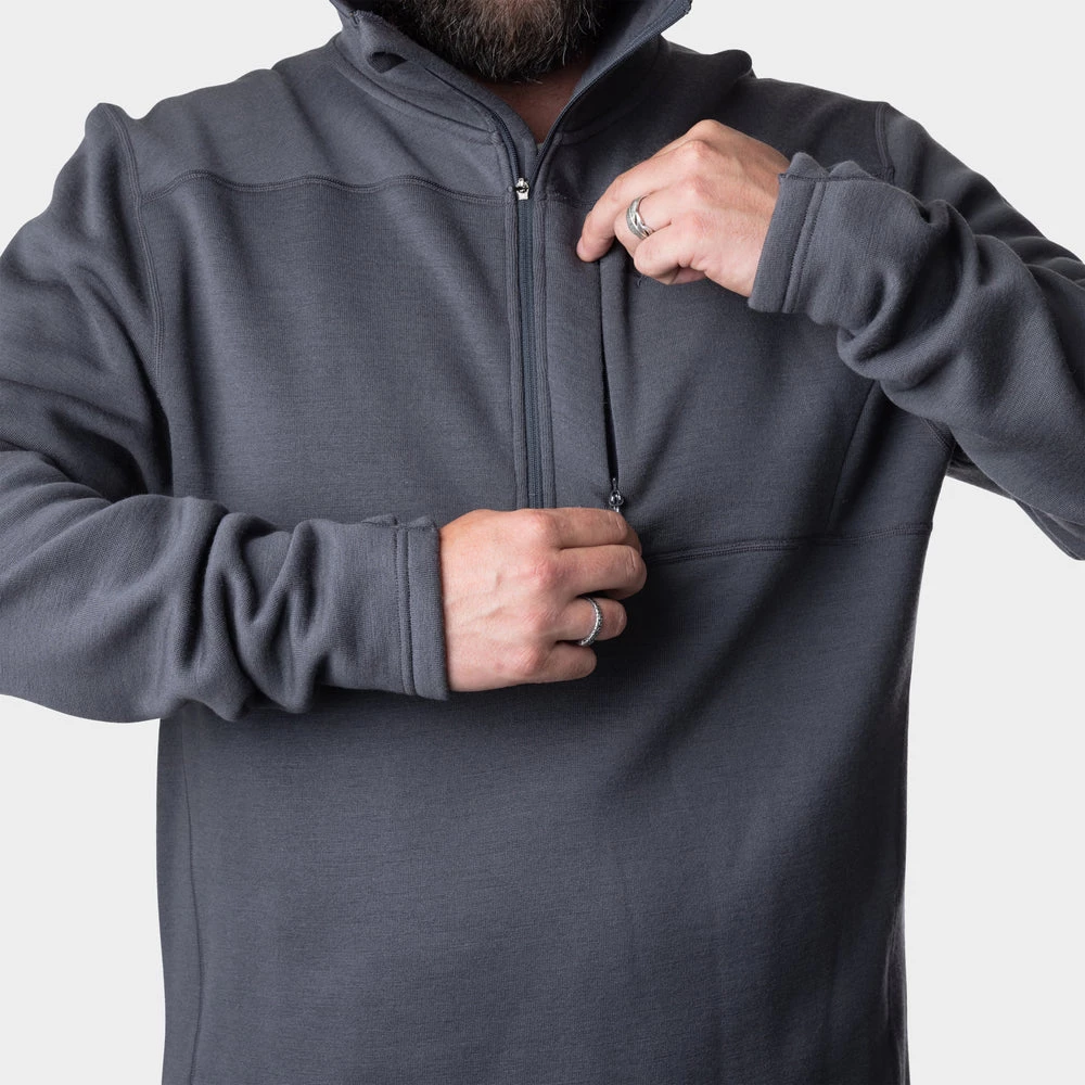 Best reviews of 🌟 Duck Camp Barnburner Merino Hoodie - Charcoal 🤩 - Image 4