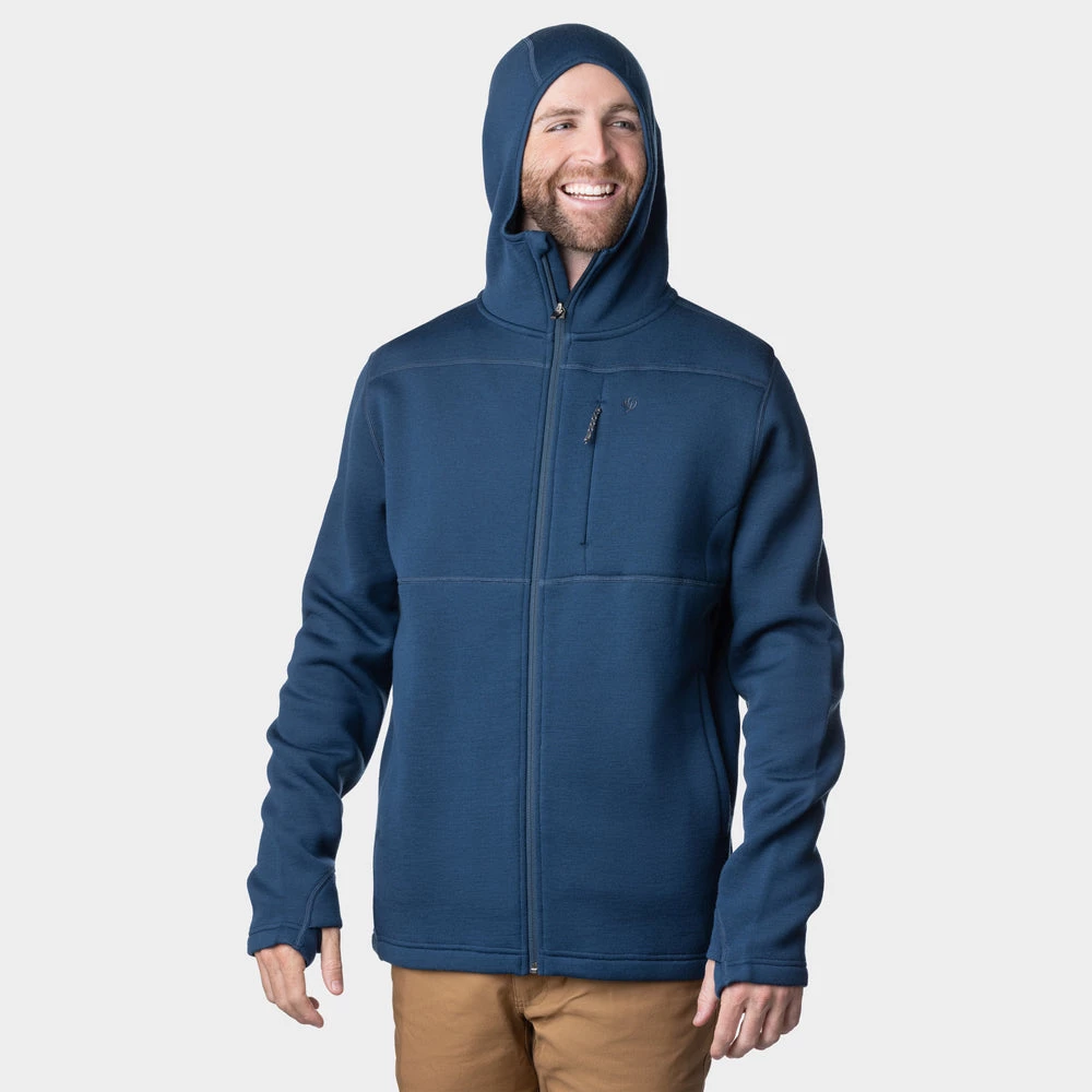 Top 10 โจ Duck Camp Merino Hoodie Barnburner - Full Zip - Faded Navy ๐ - Image 2