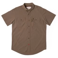 Outlet ๐ Duck Camp Lightweight Hunting ๐ Shirt - Short Sleeve - Pin Oak โ๏ธ