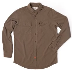 Best Pirce ❤️ Duck Camp Lightweight Hunting 👕 Shirt - Long Sleeve - Pin Oak 🎁