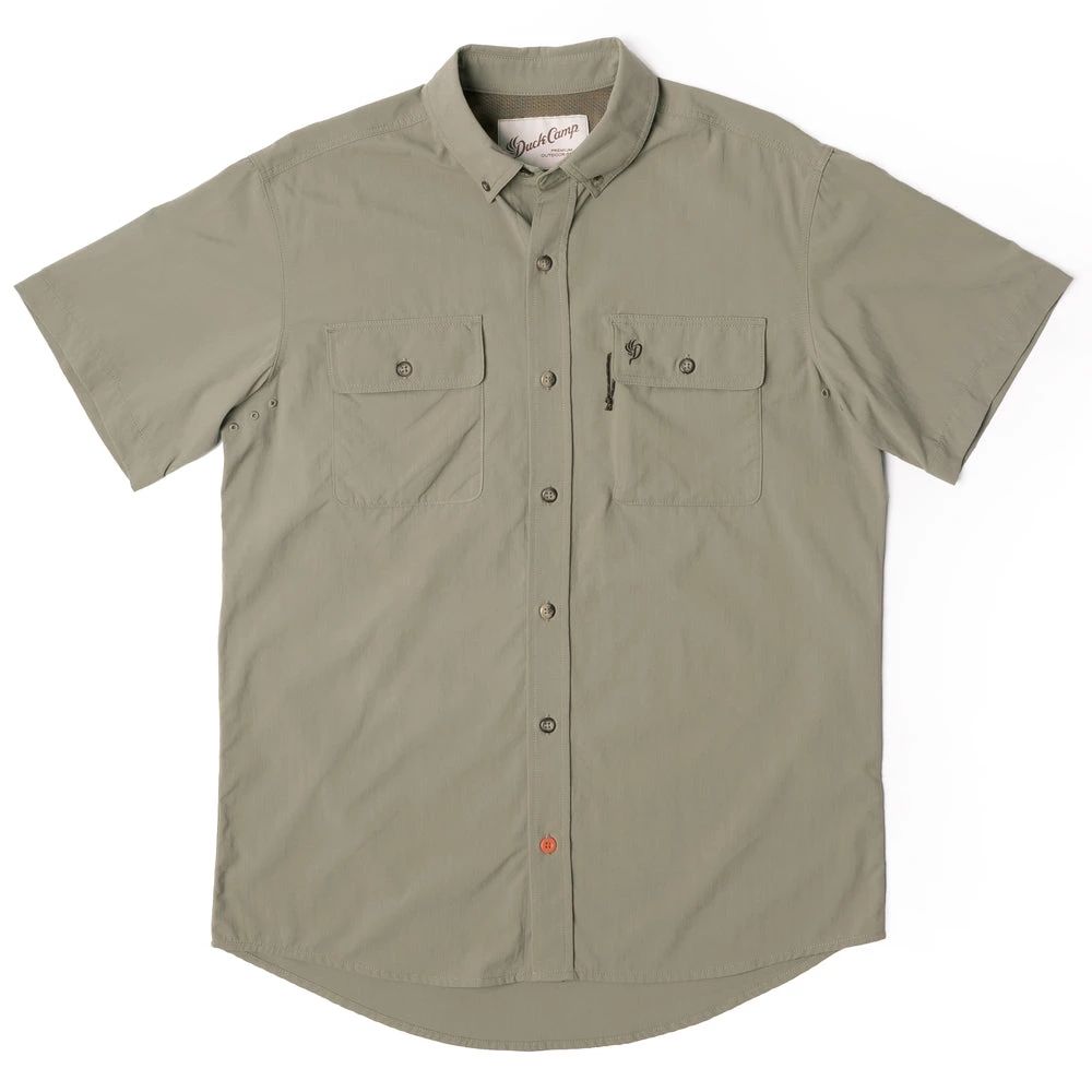 Buy ๐ฅ Duck Camp Lightweight Hunting ๐ Shirt - Short Sleeve - Sagebrush ๐งจ
