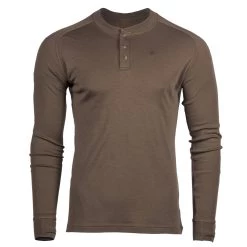 Cheap ๐ Duck Camp Merino Base Layer Henley - Pin Oak ๐งจ