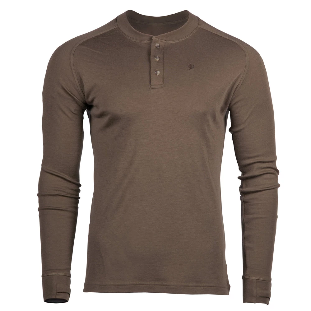 Cheap π Duck Camp Merino Base Layer Henley - Pin Oak π§¨