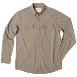 Budget 🎁 Duck Camp Midweight Hunting 👕 Shirt - Long Sleeve - Moss 👍