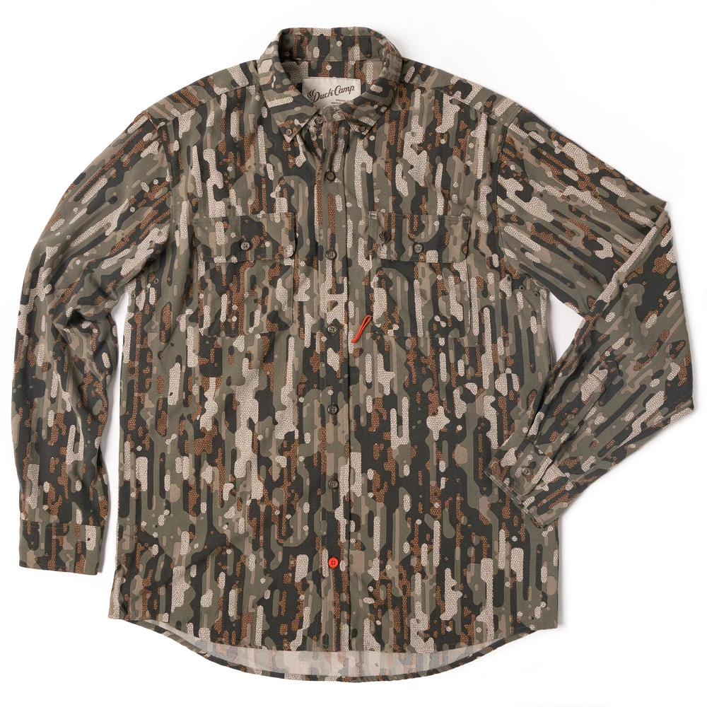 Cheap ๐งจ Duck Camp Midweight Hunting ๐ Shirt - Woodland ๐ฅฐ