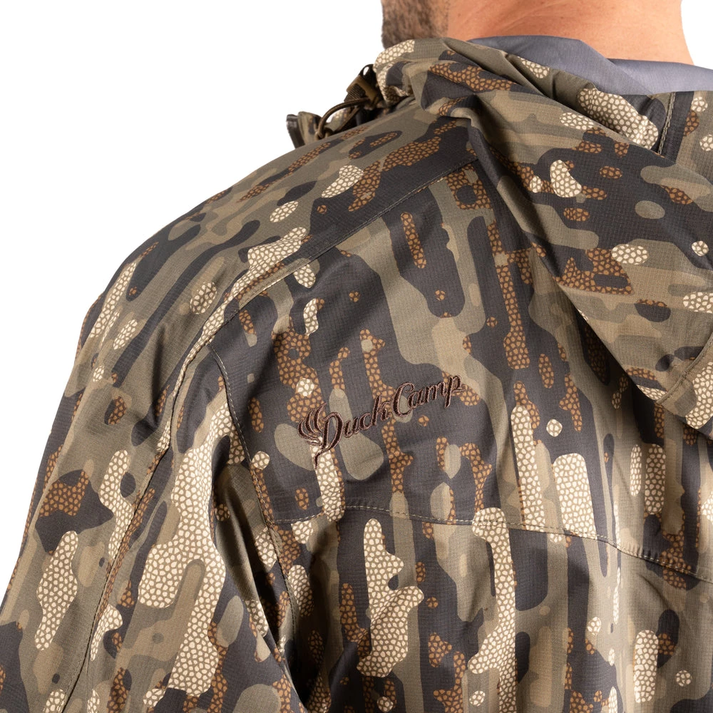 Coupon 🌟 Duck Camp Squall 3L Ultralight Rain Jacket - Woodland 🔔 - Image 8