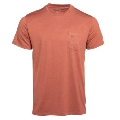 Discount 🎉 Duck Camp Lightweight Bamboo Pocket Tee - Picante 😀